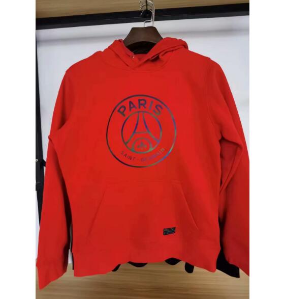 PSG Red Hoody Sweater Top 2020/21